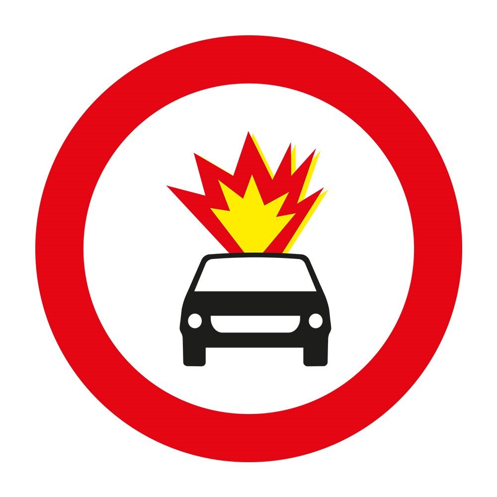 Parlayıcı Madde Taşıyan Taşıt Giremez