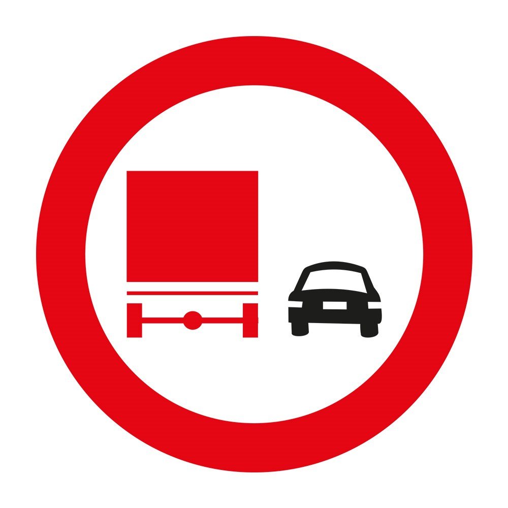 Kamyonlar İçin Öndeki Taşıtı Geçmek Yasaktır