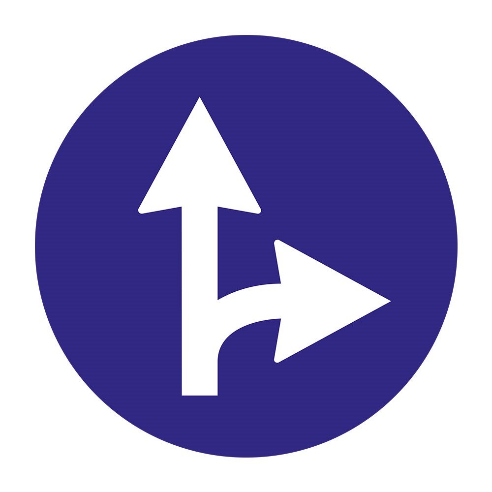 İleri Ve Sağa Mecburi Yön