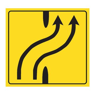 Şerit Düzenleme Sağa Şerit Aktarım Levhası