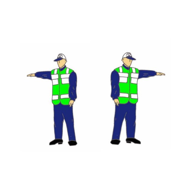 Sağ taraftaki trafiğin sola, Sol taraftaki trafiğin sağa gidebileceğini gösterir.